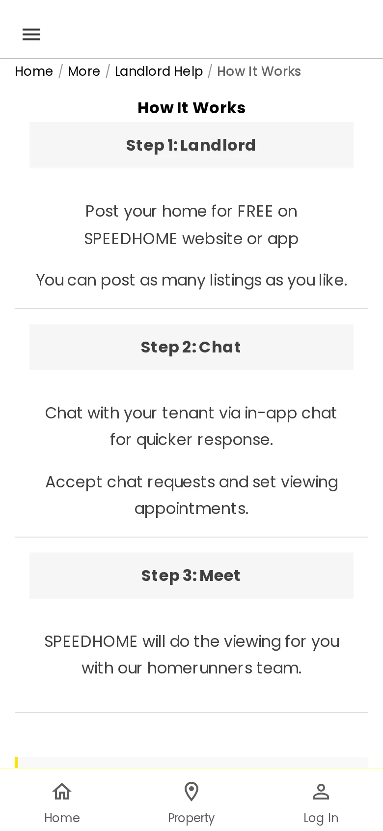 How SPEEDHOME works for landlords