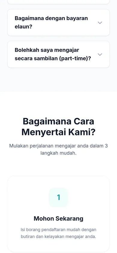 MengajiOnline's three steps to join