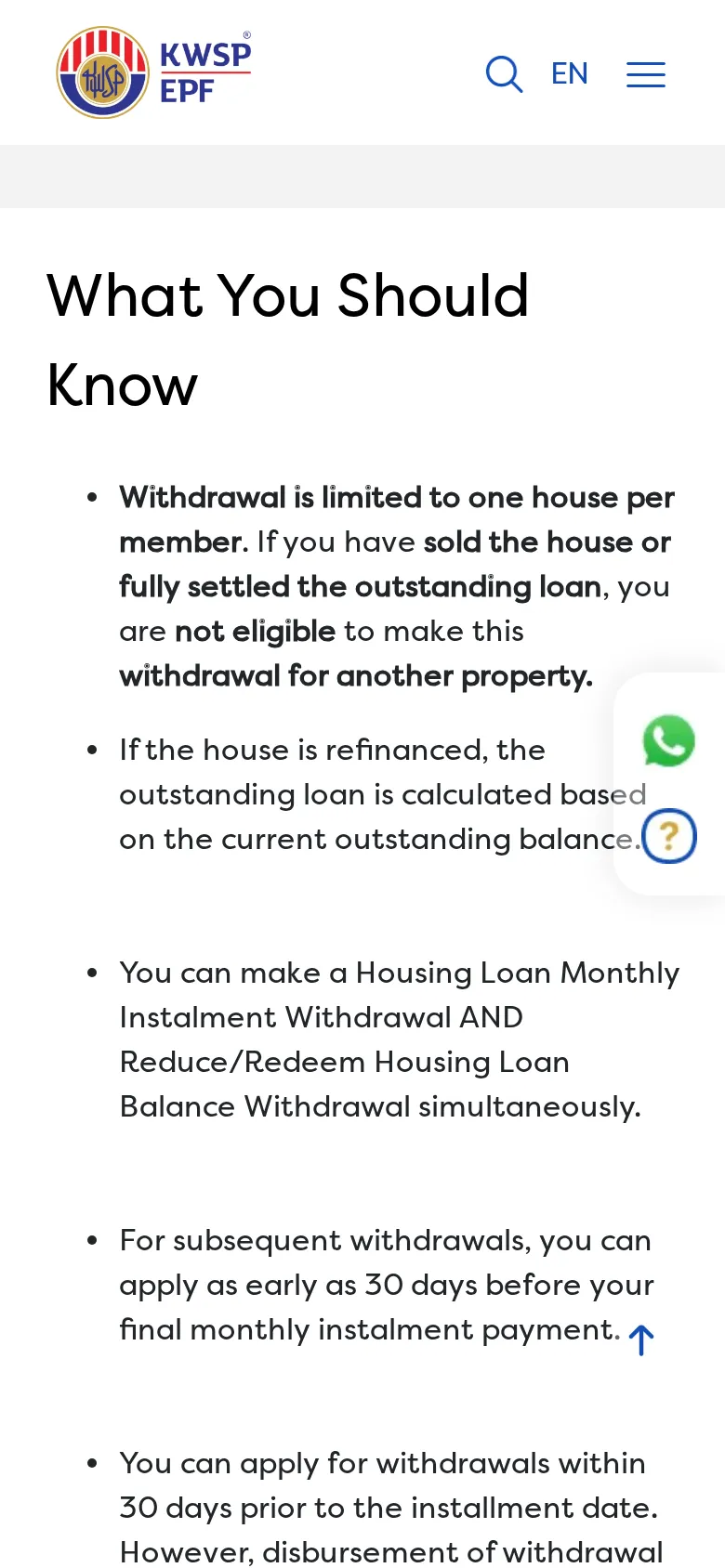 What you should know: limited to one house