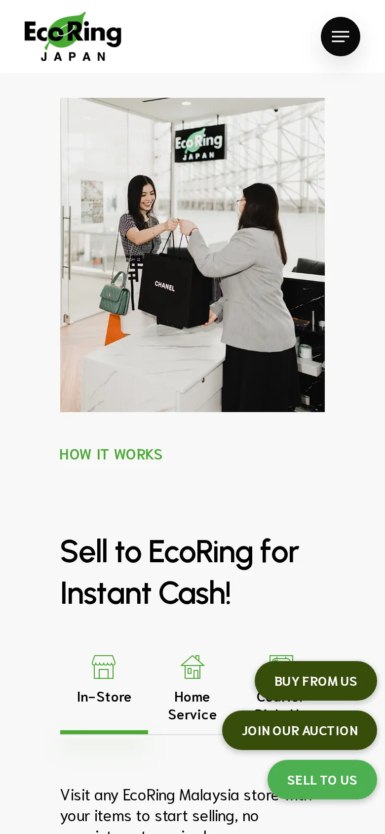 Langkah 1: WhatsApp EcoRing untuk sebut harga percuma dengan gambar barang.
