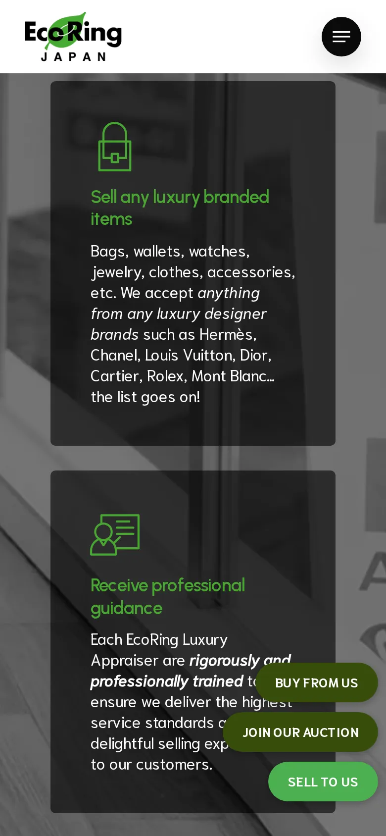 Accepted items and professional appraisal