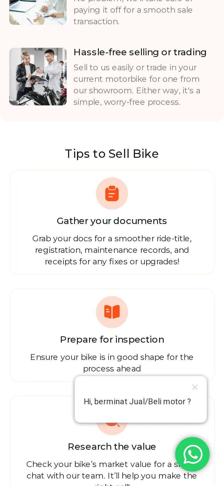 Why sell: quick quote and fast ownership transfer